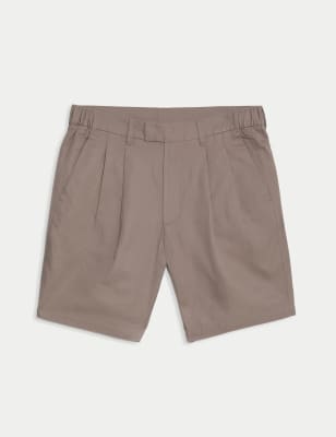 Linen Blend Shorts