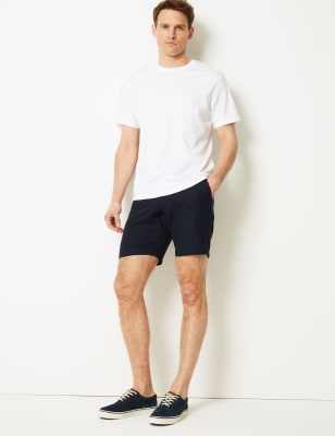 Marks and spencer mens cheap linen shorts