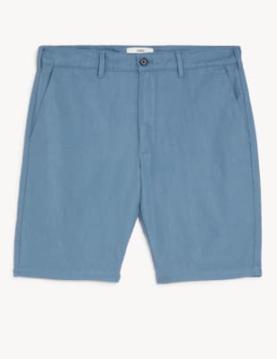 Linen Blend Chino Shorts