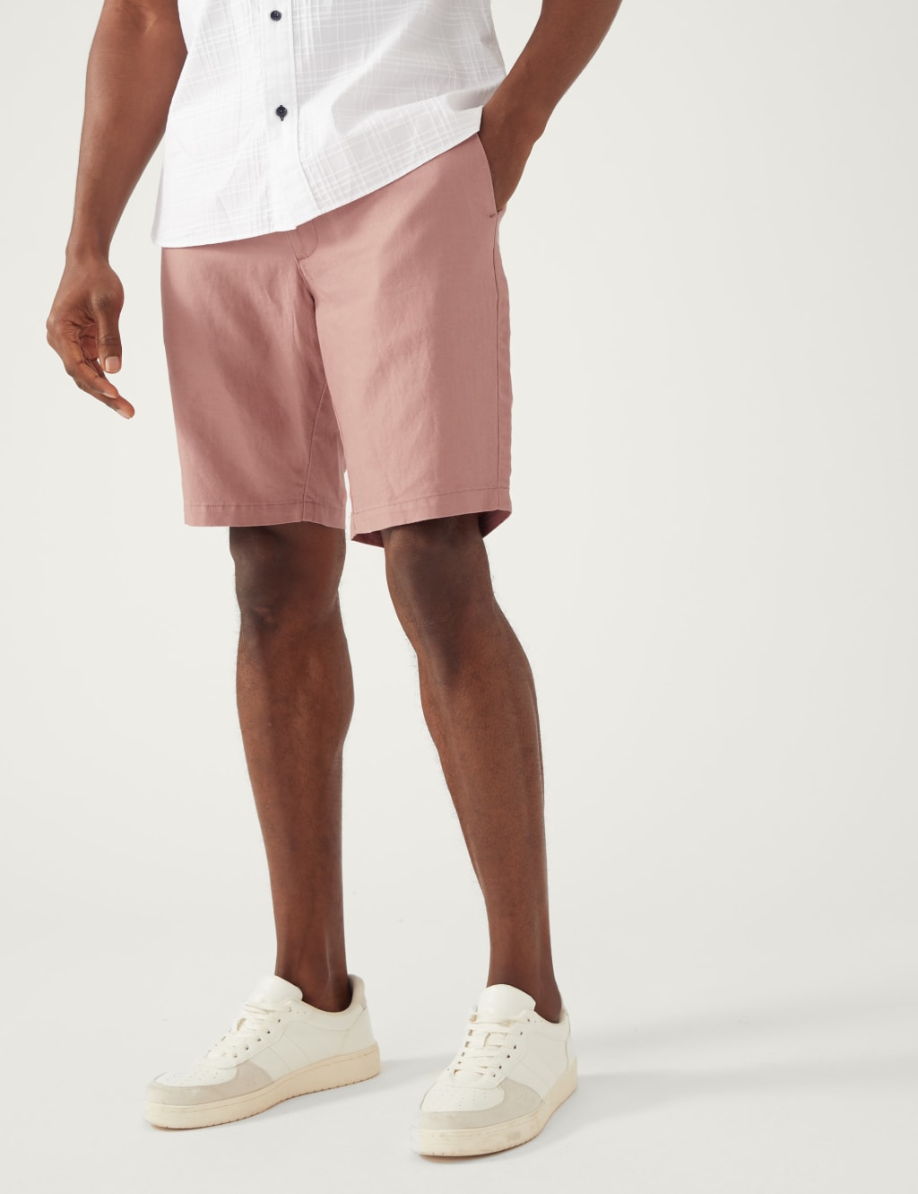 Linen Blend Chino Shorts image 1
