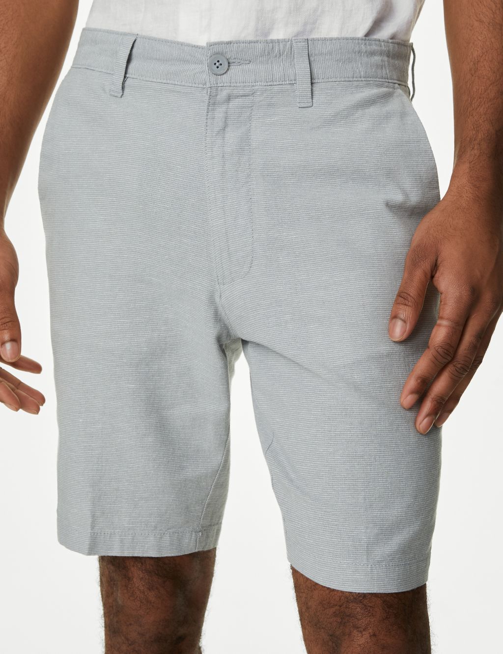 Linen Rich Textured Chino Shorts