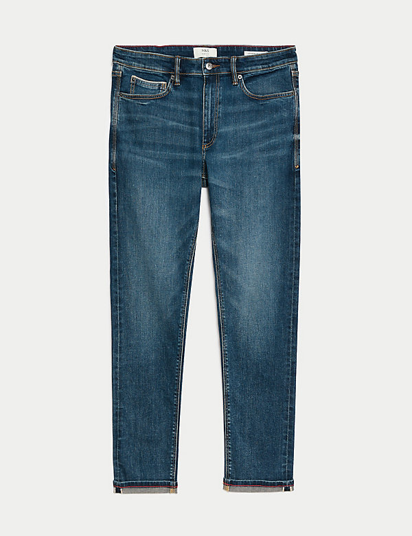 Slim Fit Japanese Selvedge Stretch Jeans - CY