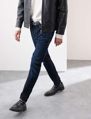 Slim Fit Japanese Selvedge Stretch Jeans