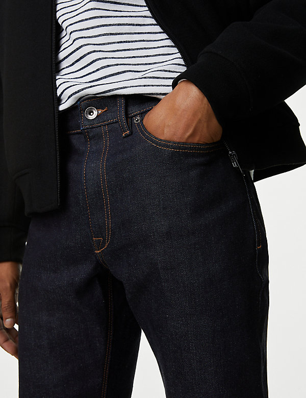 Slim Fit Japanese Selvedge Stretch Jeans - OM