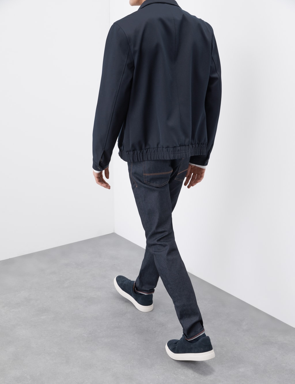 Slim Fit Japanese Selvedge Stretch Jeans image 3