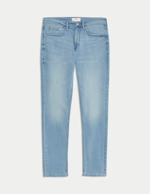 

M&S Collection Jeans slim fit elásticosMens - Light Blue Mix, Light Blue Mix