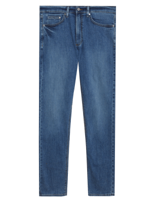 

M&S Collection Jeans slim fit elásticosMens - True Blue, True Blue