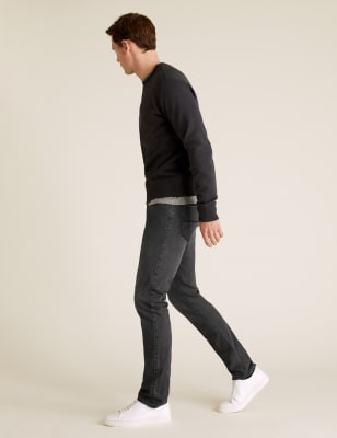

Mens M&S Collection Schmal geschnittene Stretch-Jeans - Grey, Grey