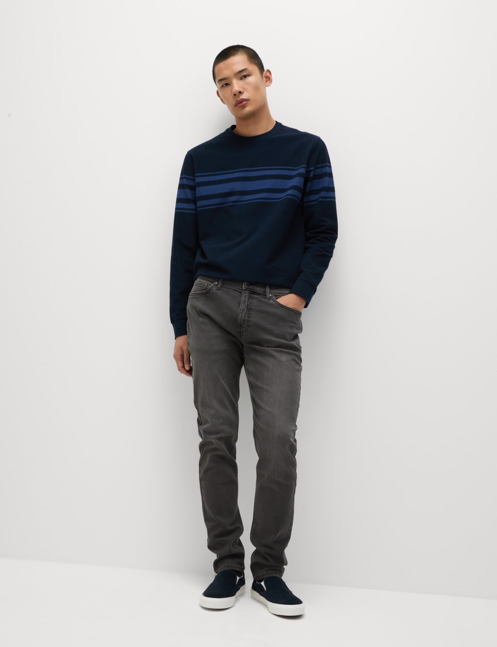 Men's Grey Jeans M&S