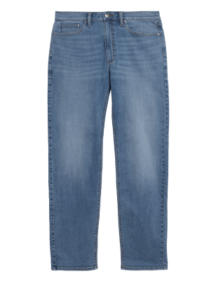 

Mens M&S Collection Skinny Fit Stretch Jeans - Azure Blue, Azure Blue