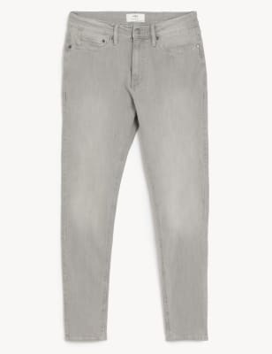 

M&S Collection Jeans elásticos skinnyMens - Light Grey, Light Grey