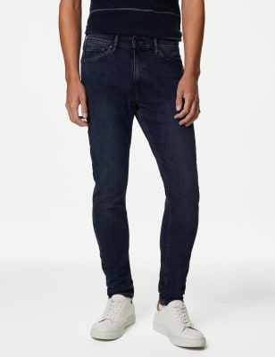 

Mens M&S Collection Skinny Fit Stretch Jeans - Indigo, Indigo