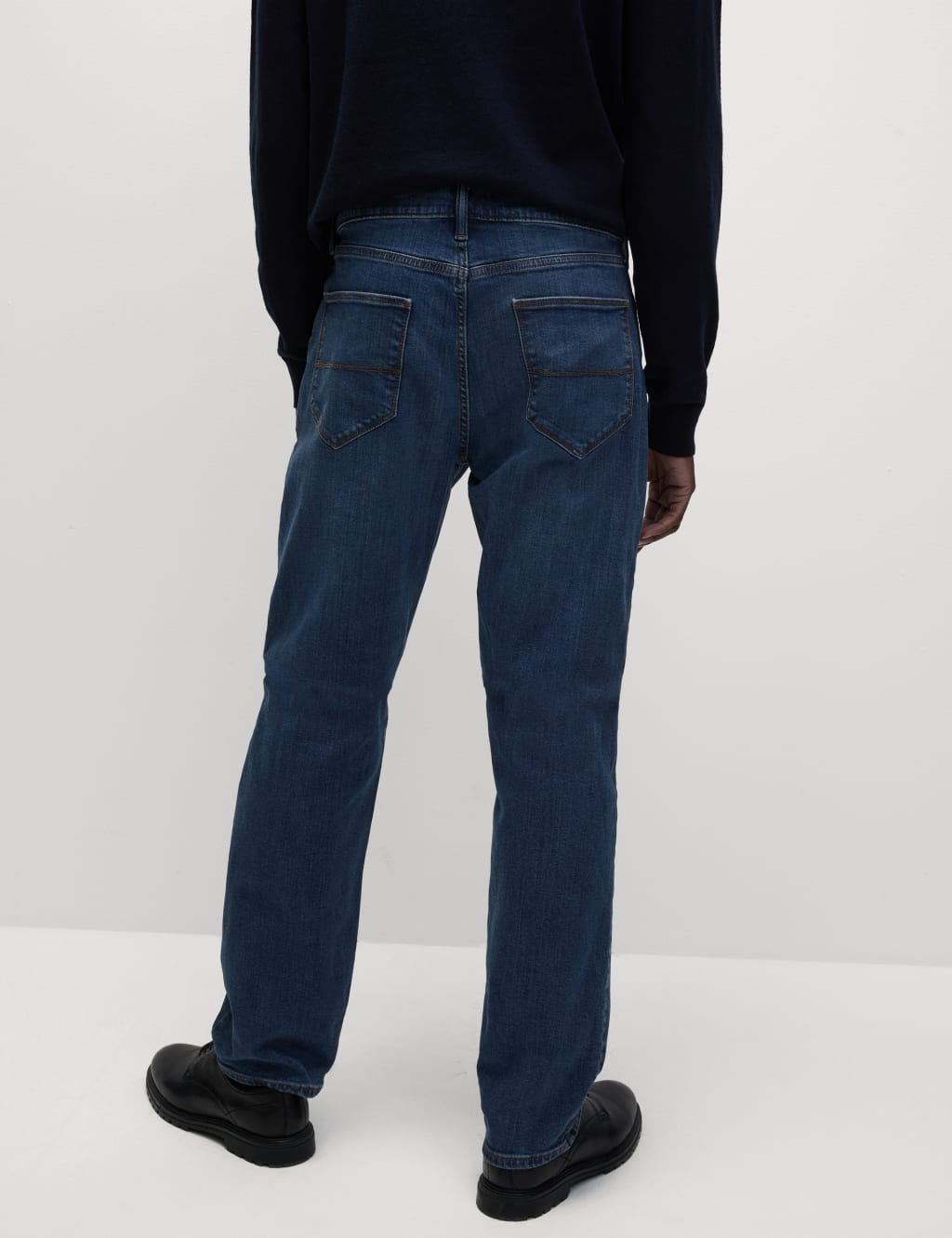 Straight Fit Stretch Jeans image 5