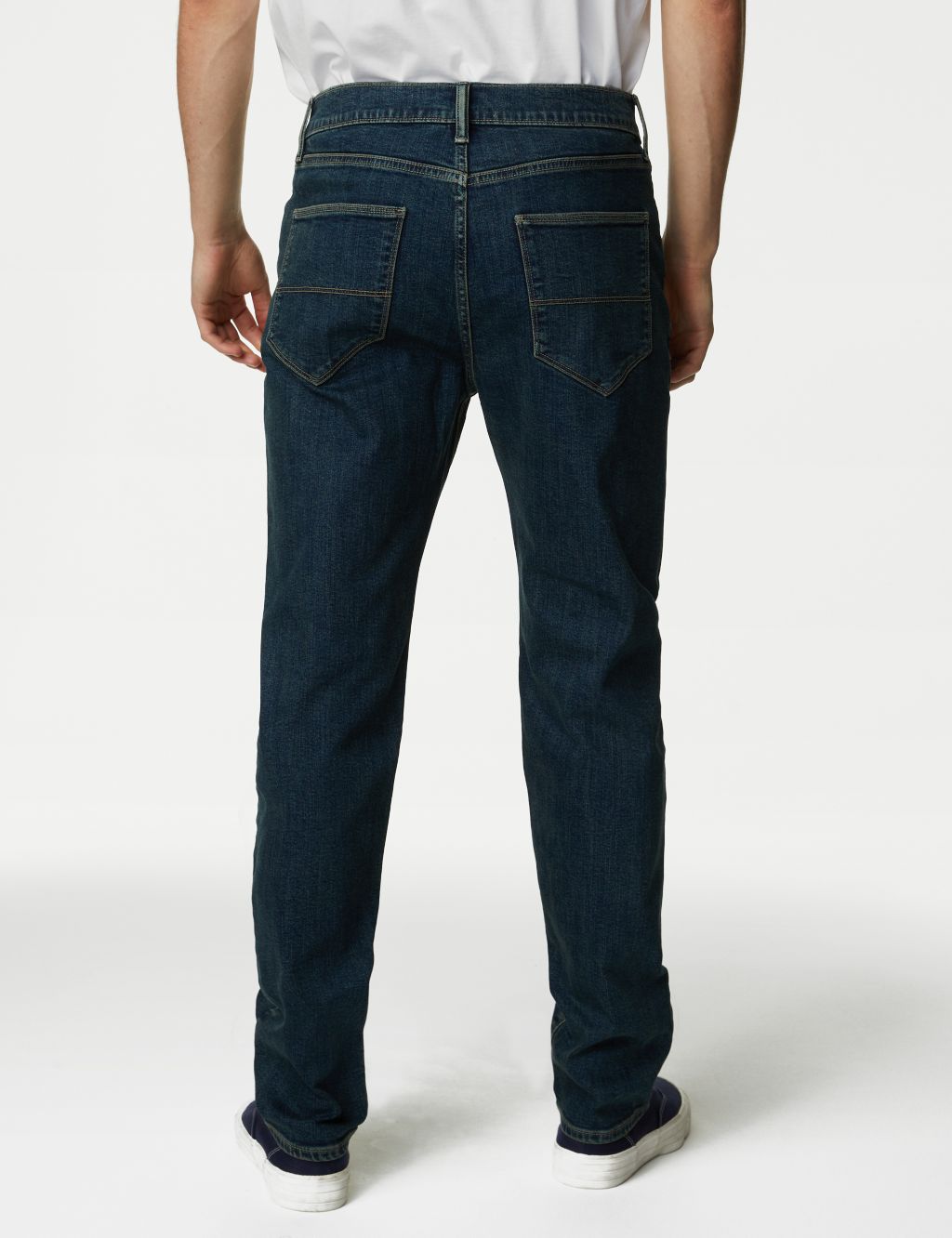 Straight Fit Stretch Jeans image 5