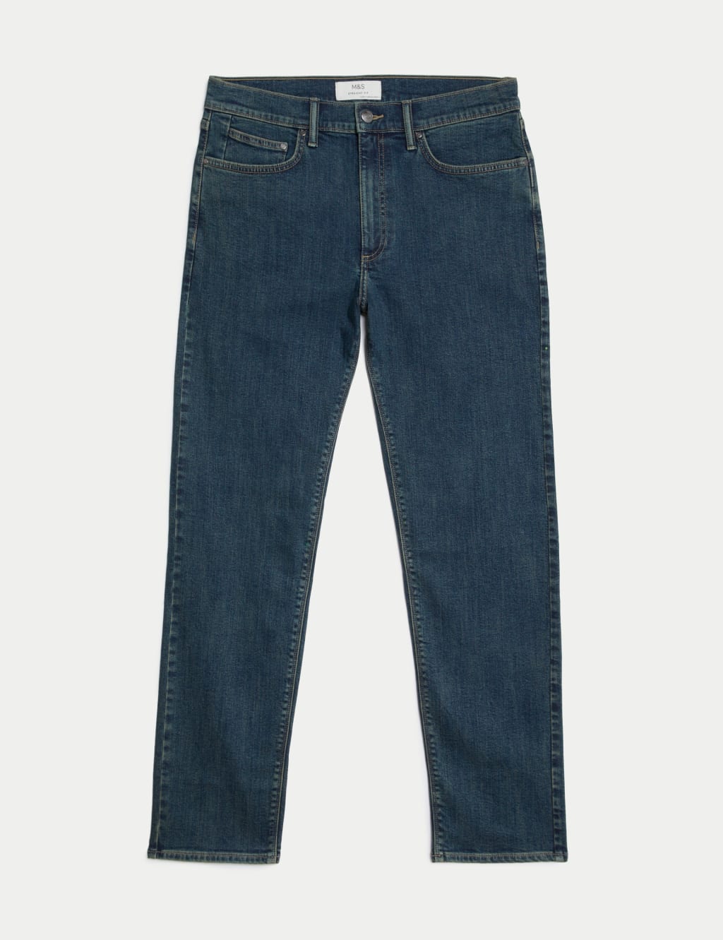 Straight Fit Stretch Jeans image 2
