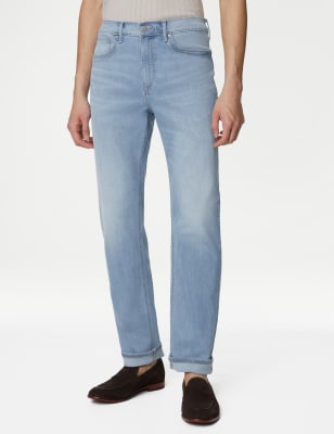 Straight Fit Stretch Jeans