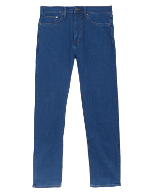 

Mens M&S Collection Gerade geschnittene Stretch-Jeans - French Navy, French Navy