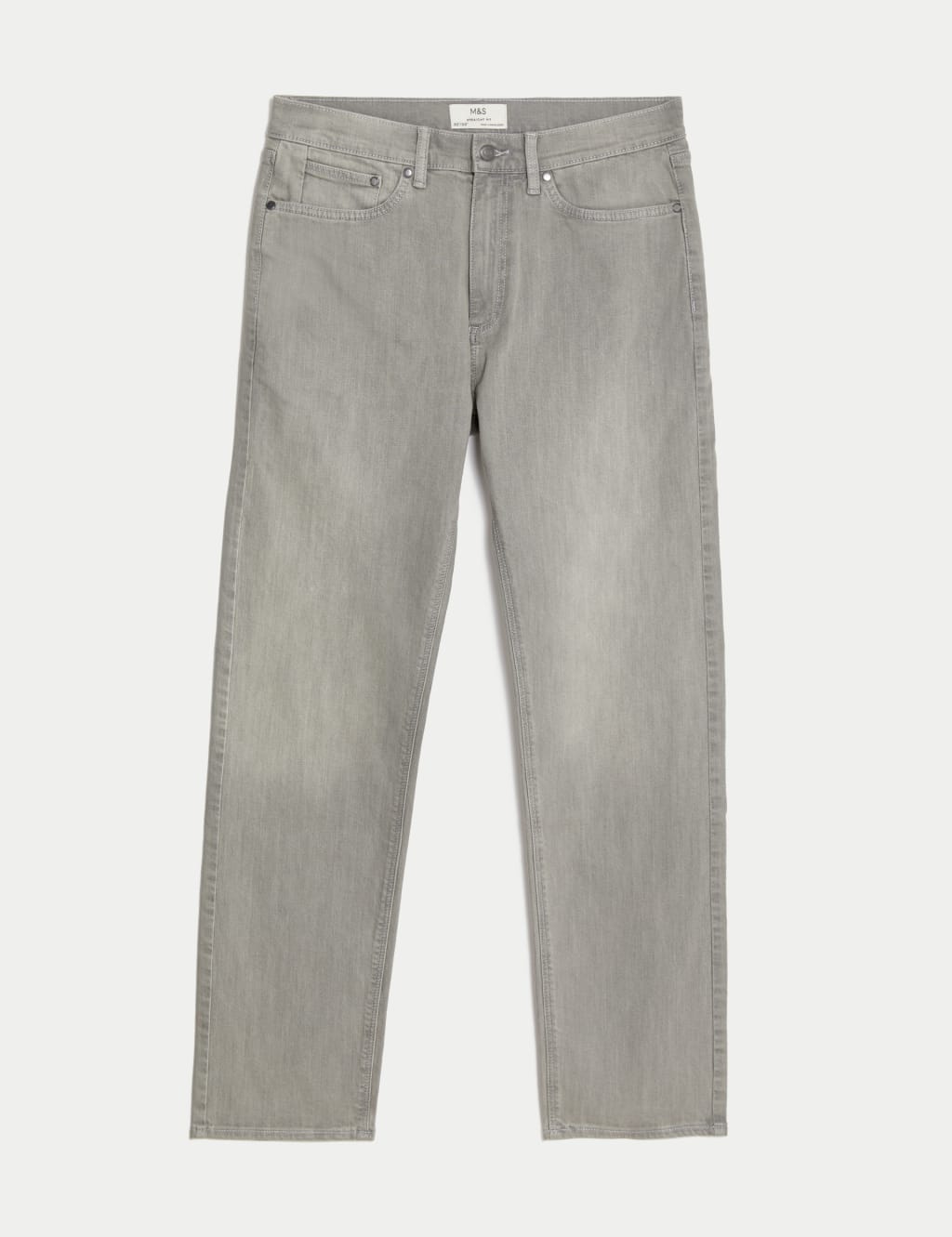 Men's Grey Trousers M&S