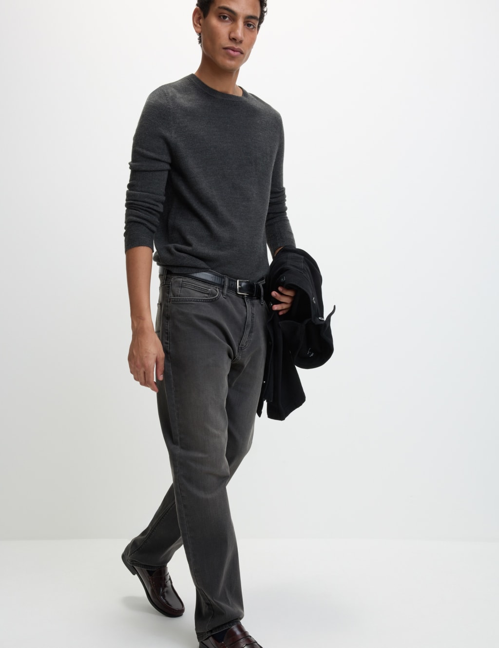 Men's Grey Jeans M&S