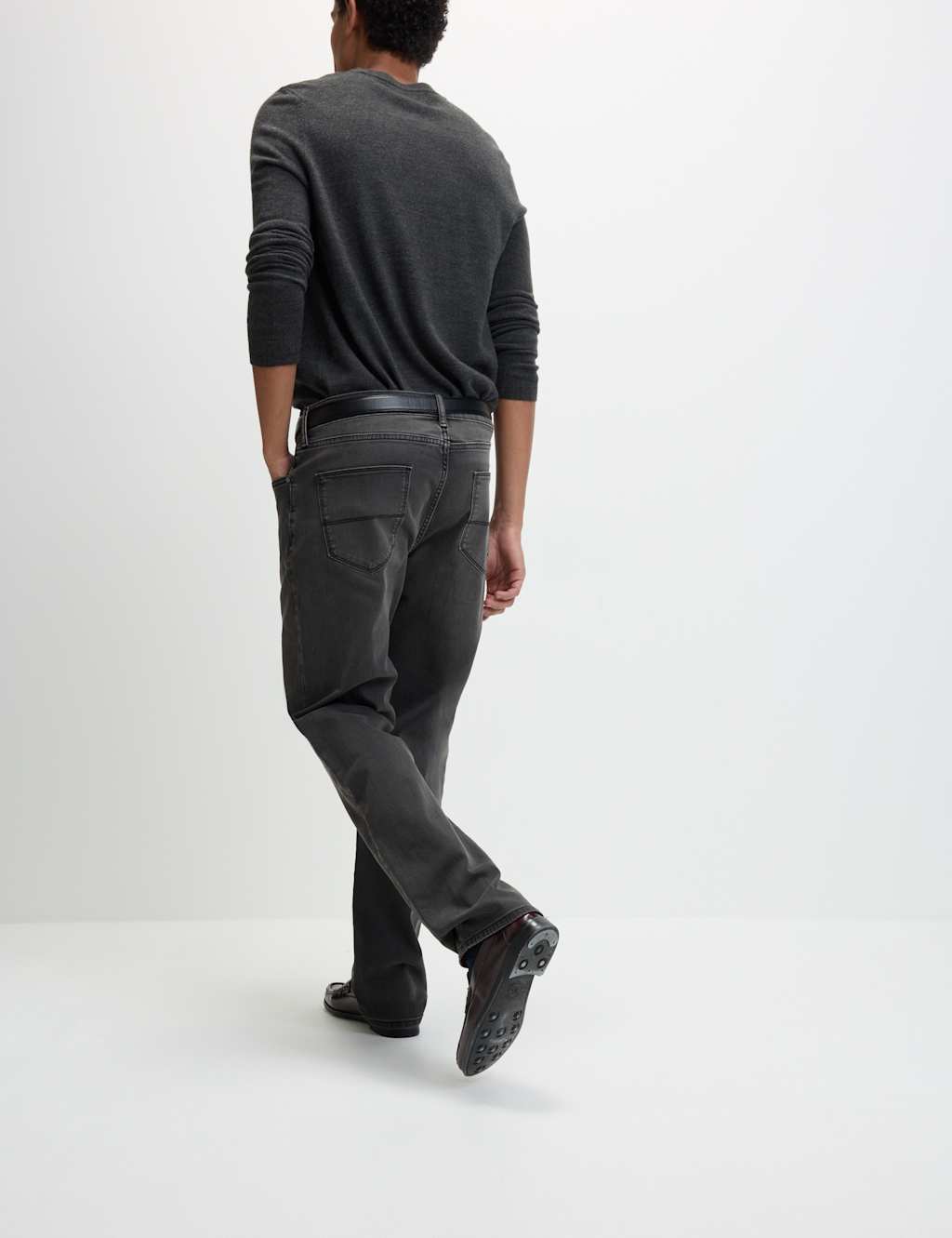 Straight Fit Stretch Jeans image 5