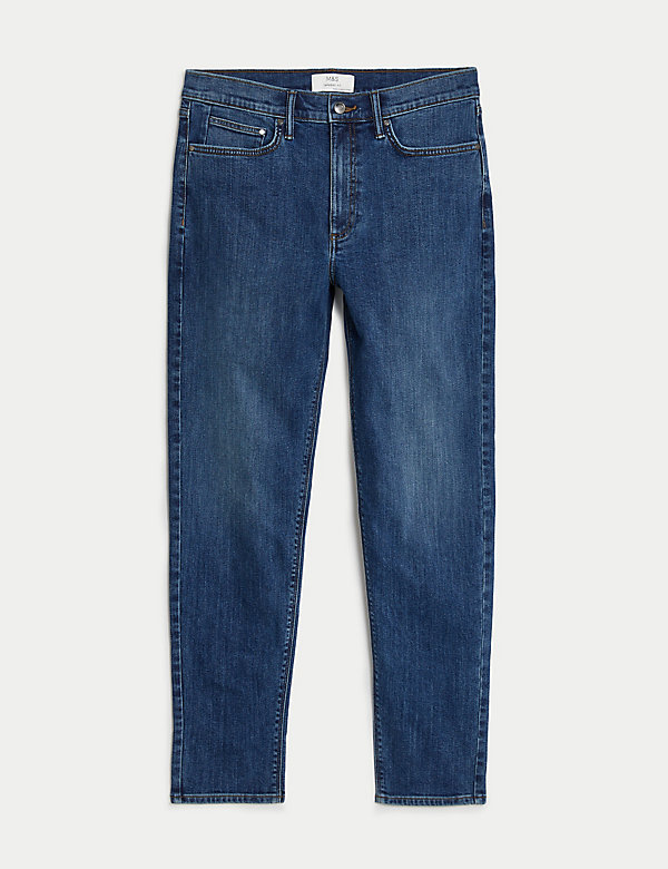 Tapered Fit Stretch Jeans - OM
