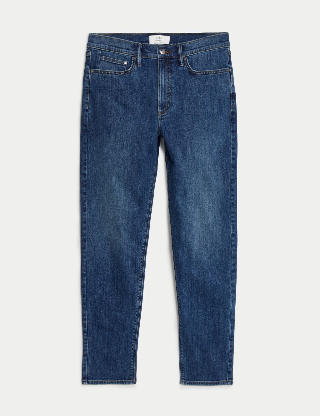 Tapered Fit Stretch Jeans image 2
