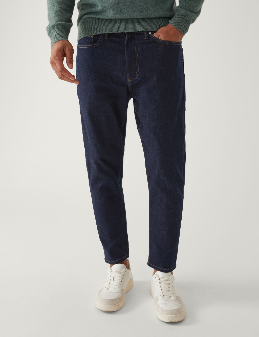 Tapered Fit Stretch Jeans image 1