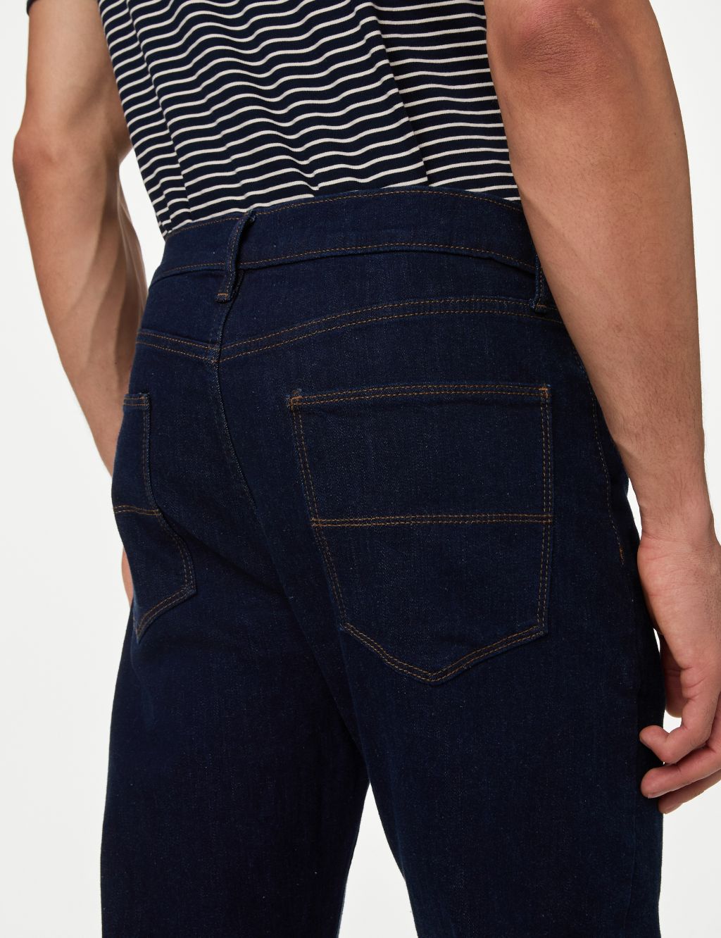 Tapered Fit Stretch Jeans image 5