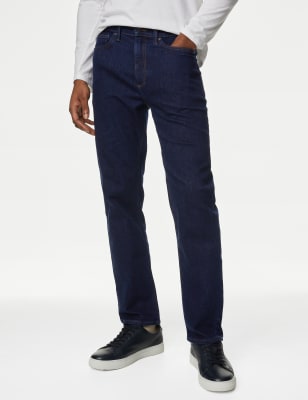 

Mens M&S Collection Loose Fit Stretch Jeans - Indigo, Indigo