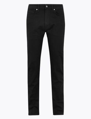 m and s mens black jeans