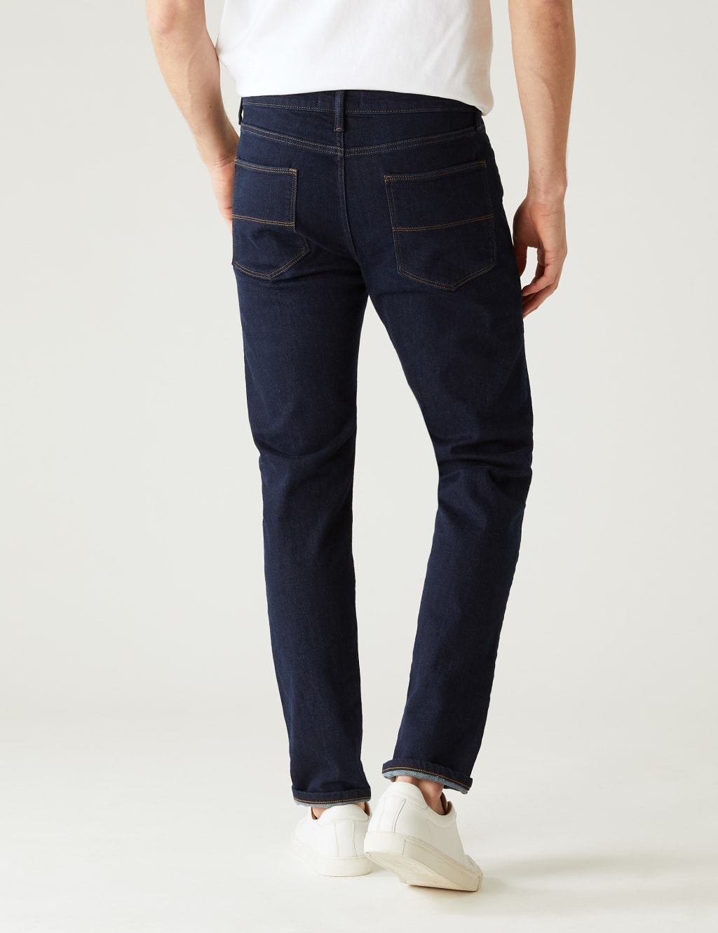 Shorter Length Slim Fit Stretch Jeans image 4