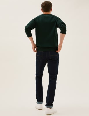 

Mens M&S Collection Organic Cotton Slim Fit Stretch Jeans - Indigo, Indigo
