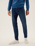 Tapered Fit Stretch Jeans