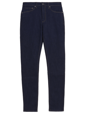 

Mens M&S Collection Skinny Fit Organic Cotton Stretch Jeans - Indigo, Indigo