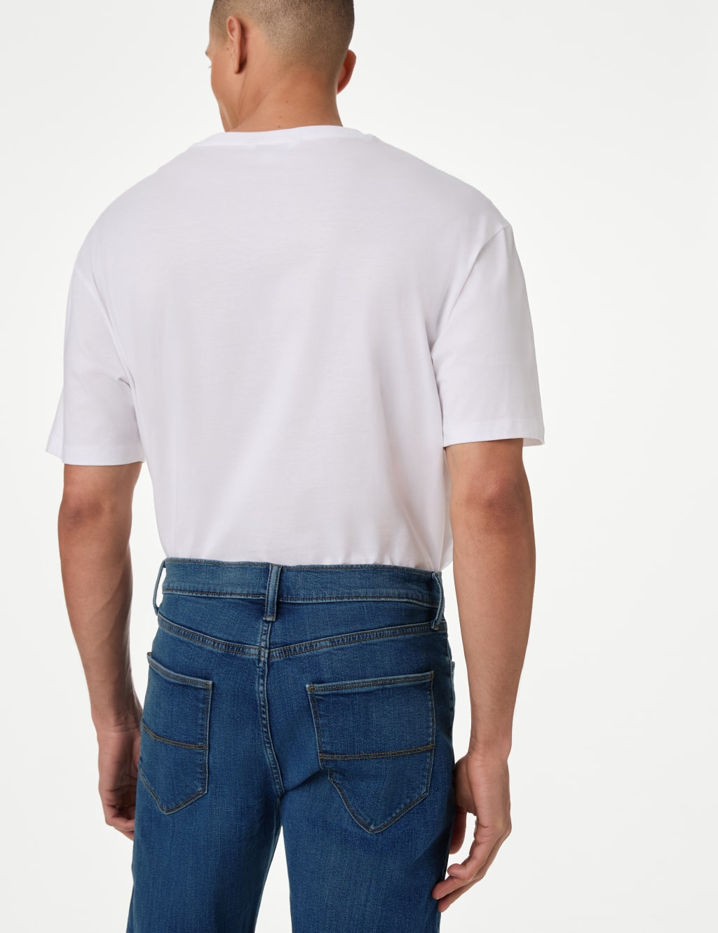 2pk Straight Fit Stretch Jeans image 4