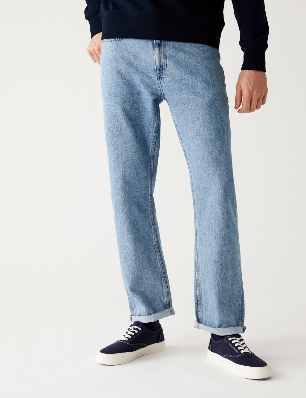 Men’s LooseFit Jeans M&S — free download