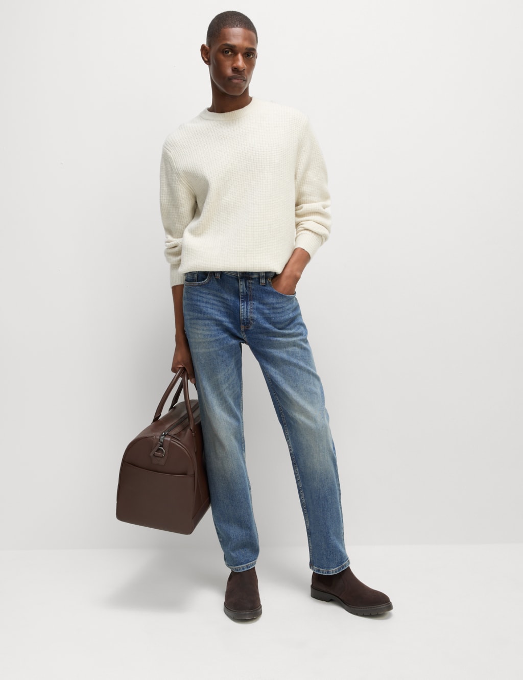 pantalon loose fit hombre