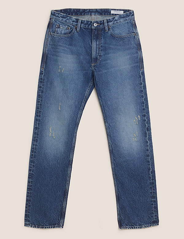 Straight Fit Authentic Jeans with Hemp - OM
