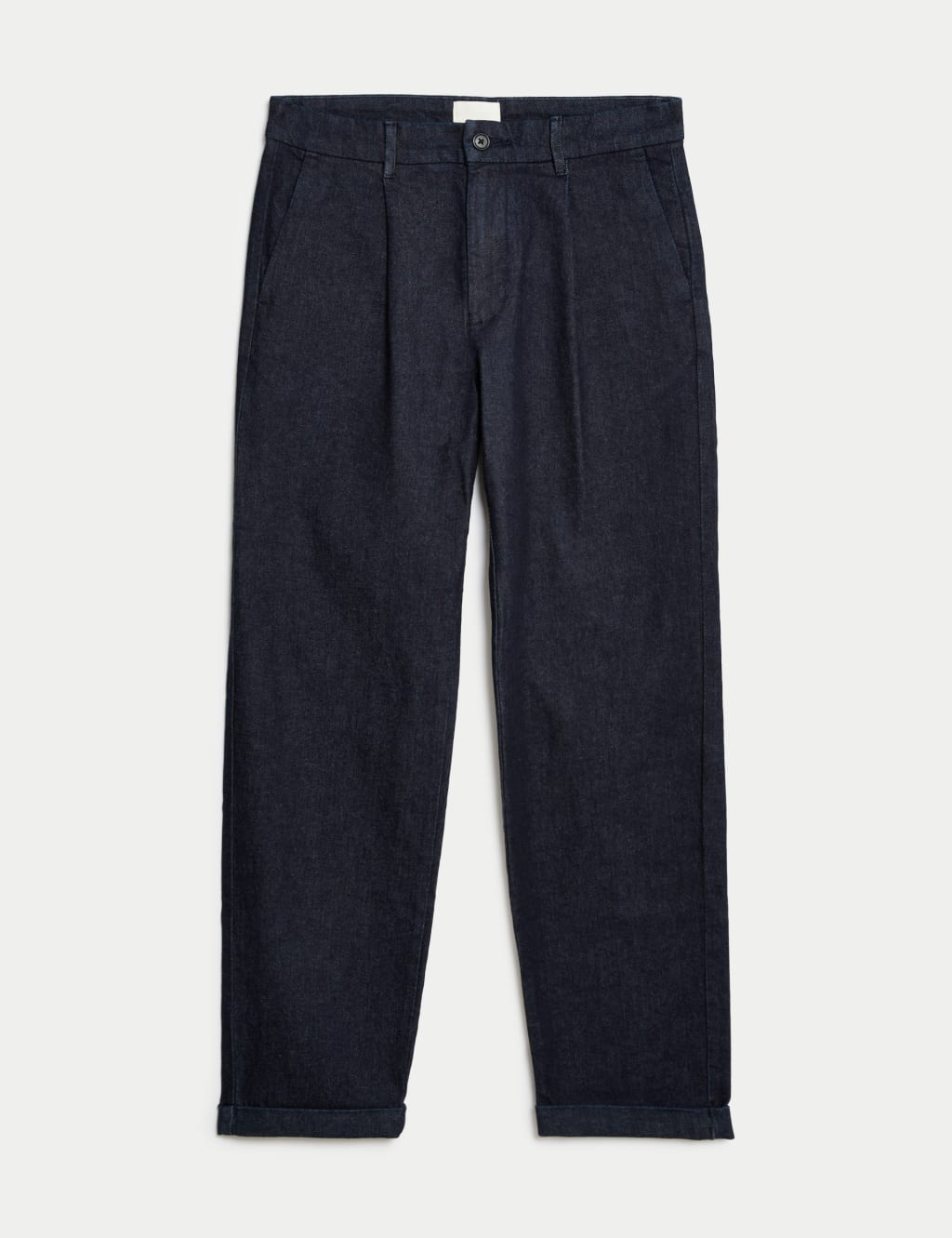 Barrel Fit Single Pleat Jeans image 2