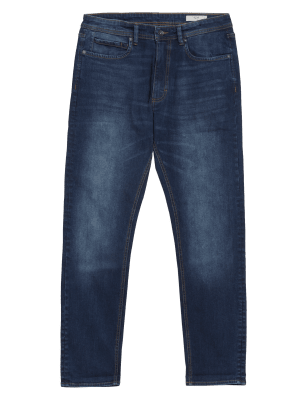 

M&S Collection Jeans slim auténticos elásticosMens - Dark Blue, Dark Blue