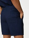 Shorts aus reiner Baumwolle mit elastischem Bund