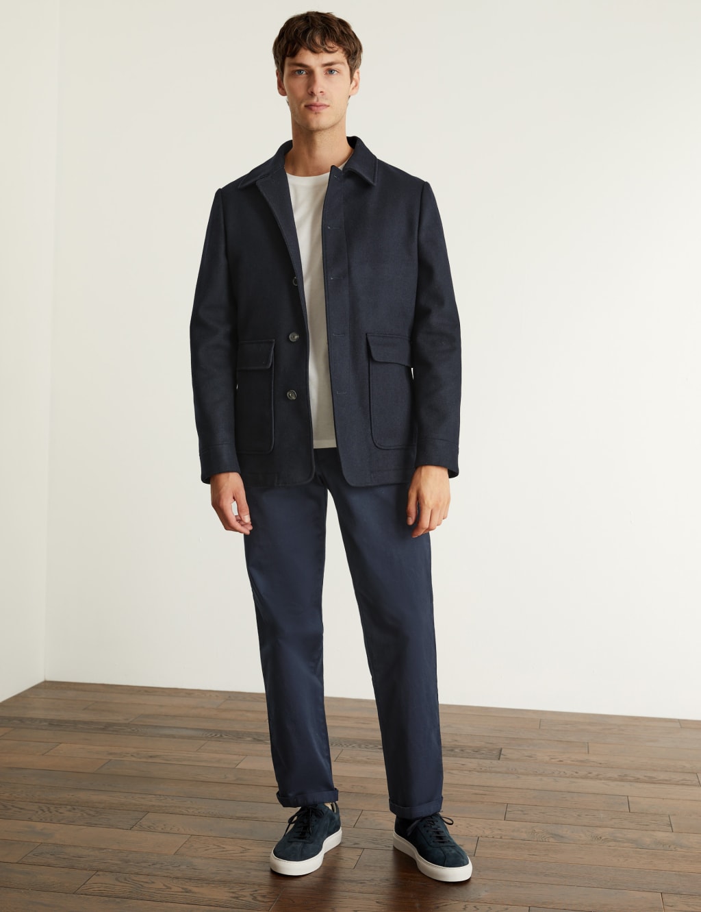 Regular Fit Stretch Chinos image 1
