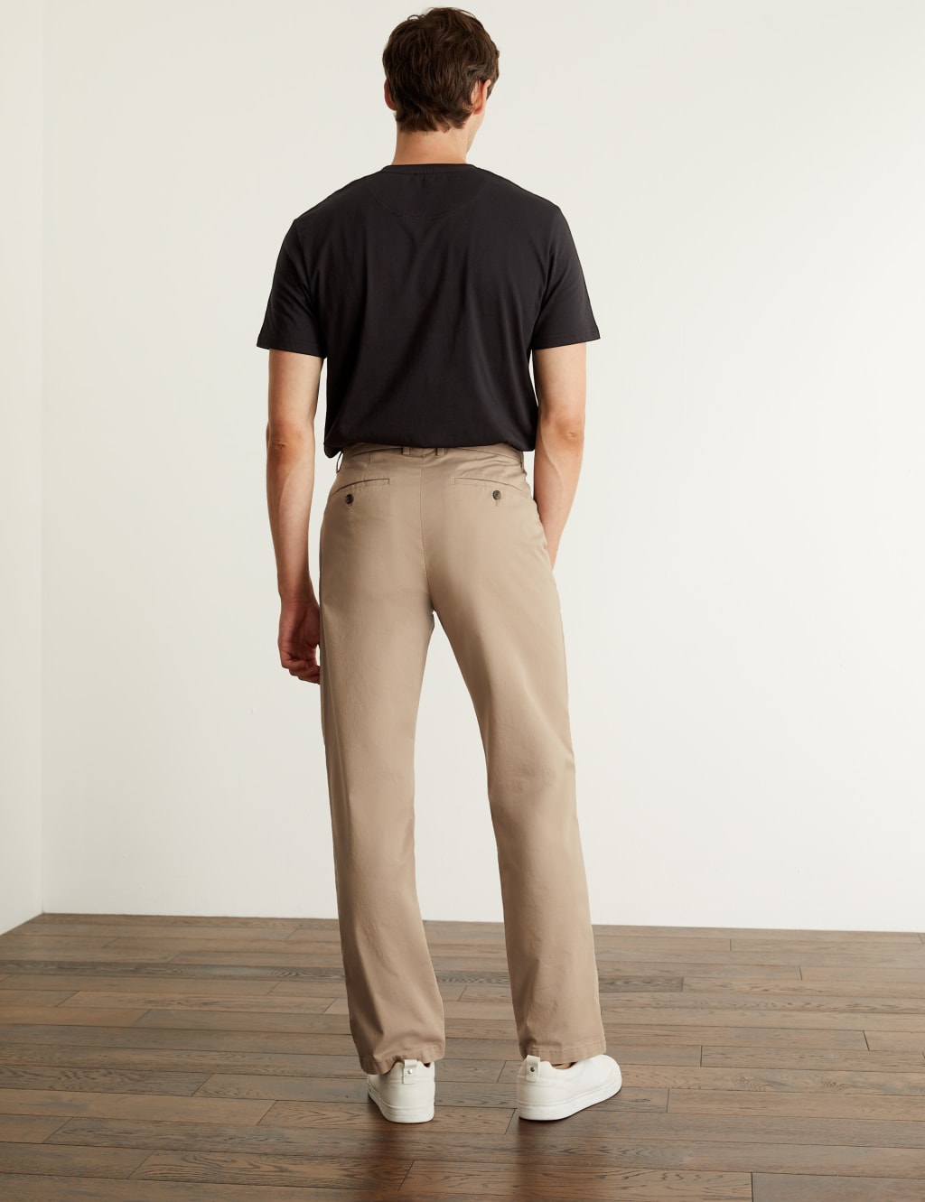 Regular Fit Stretch Chinos image 5