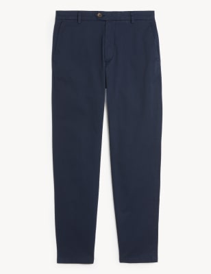 

JAEGER Mens Slim Fit Stretch Chinos - Medium Navy, Medium Navy