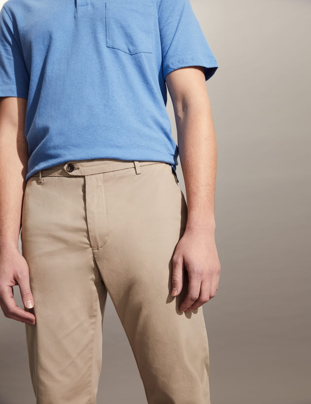 Slim Fit Stretch Chinos image 5