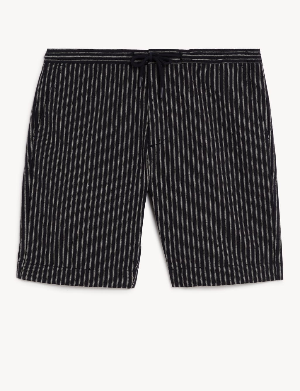 Linen Rich Pinstripe Shorts image 2