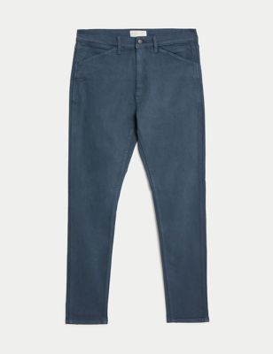 Slim Fit Tea Dyed Recycled Cotton Jean