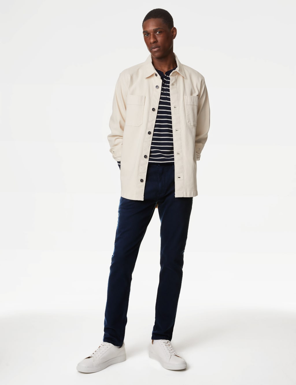 Slim Fit Tea Dyed Stretch Jeans image 3