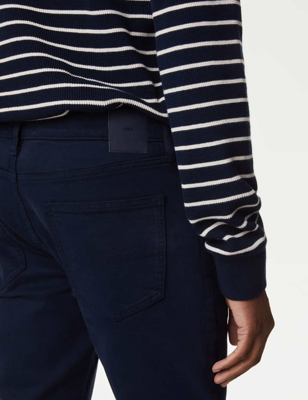 Slim Fit Tea Dyed Stretch Jeans image 5