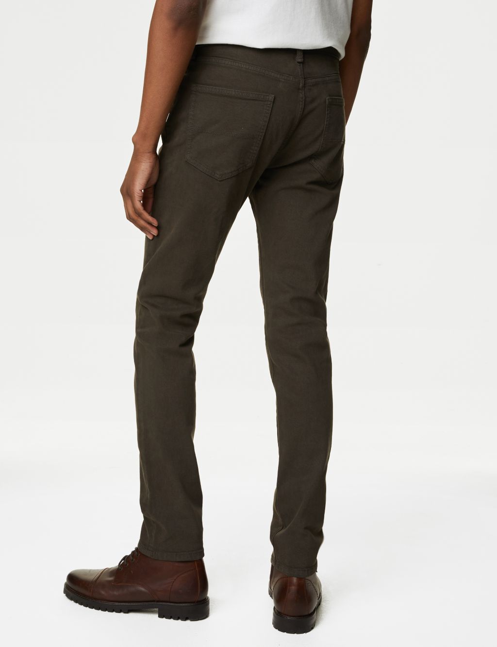 Slim Fit Tea Dyed Stretch Jeans image 5